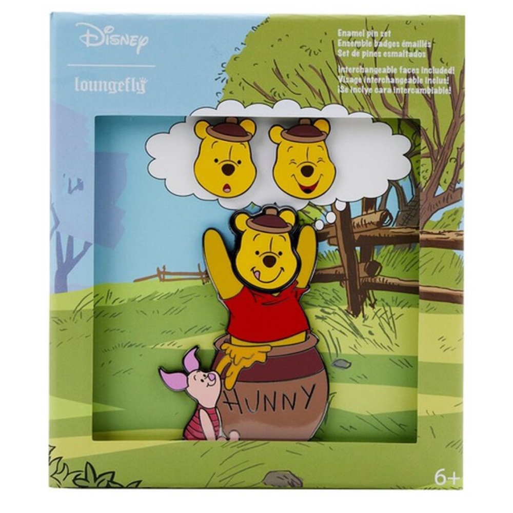 Winnie the Pooh Mixed Emotions Pin Set-NWT